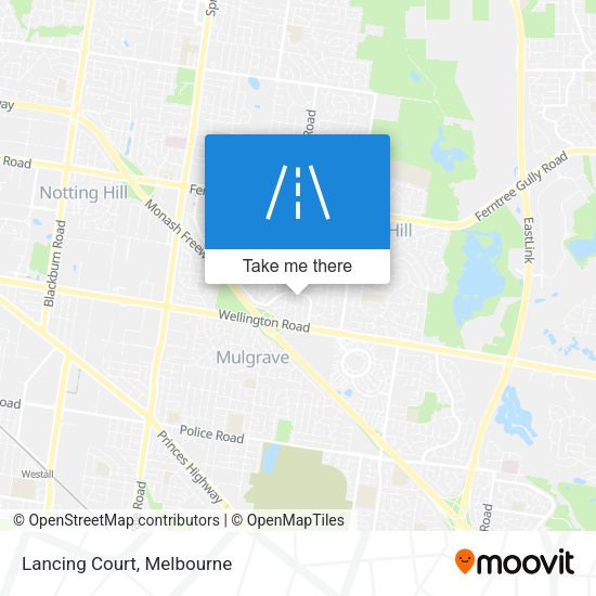 Lancing Court map