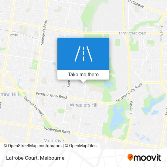 Latrobe Court map