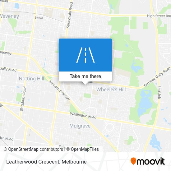Leatherwood Crescent map