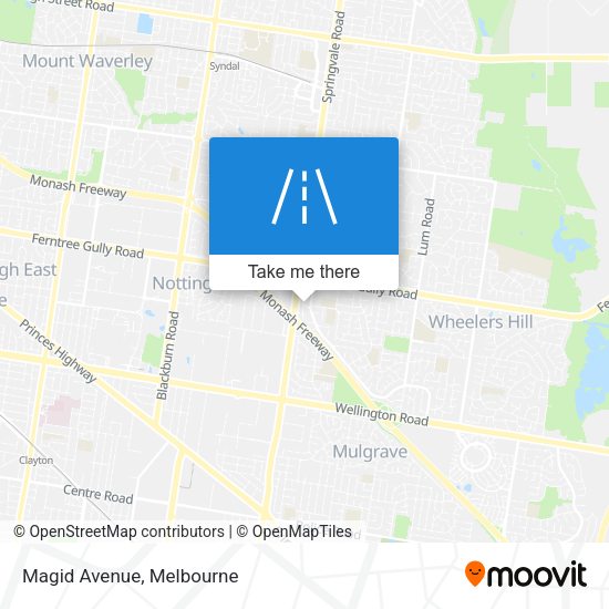 Magid Avenue map