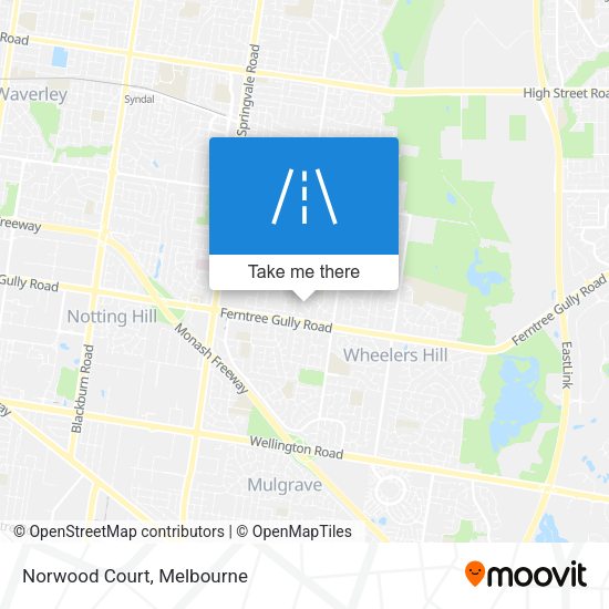 Norwood Court map