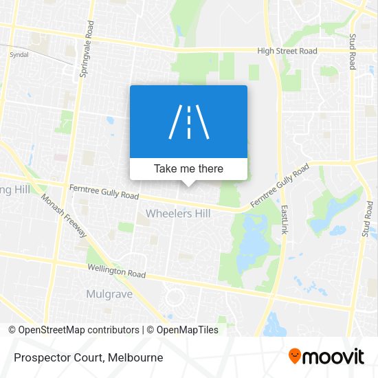 Prospector Court map