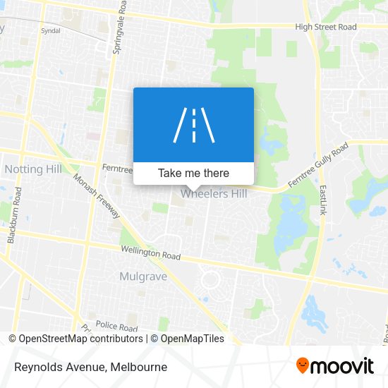 Reynolds Avenue map