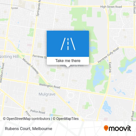 Rubens Court map