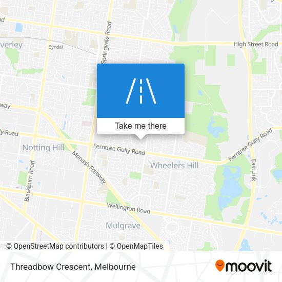 Threadbow Crescent map
