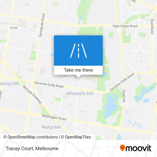 Tracey Court map