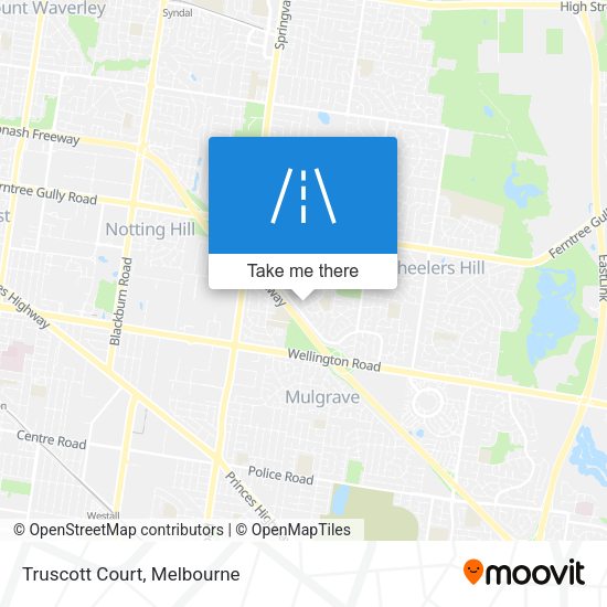 Truscott Court map