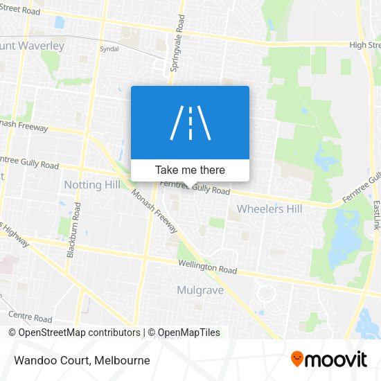 Wandoo Court map