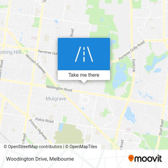 Woodington Drive map