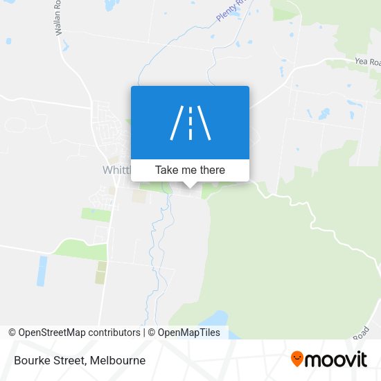 Bourke Street map