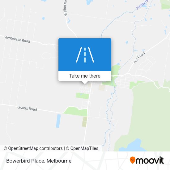 Bowerbird Place map