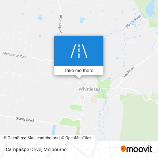 Campaspe Drive map