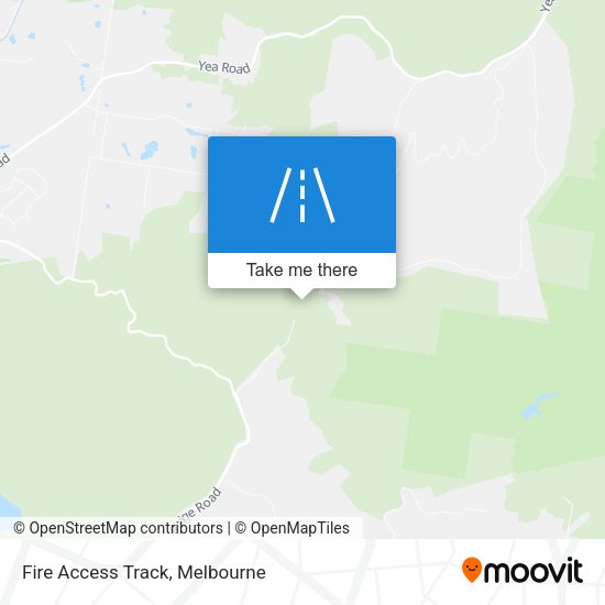 Fire Access Track map