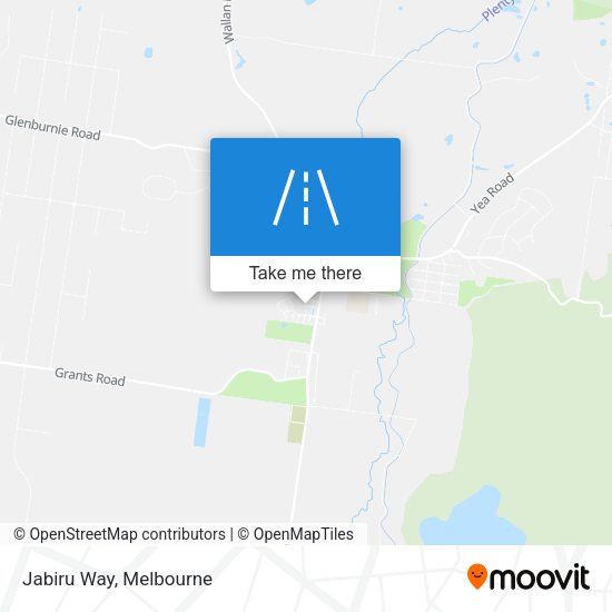 Jabiru Way map