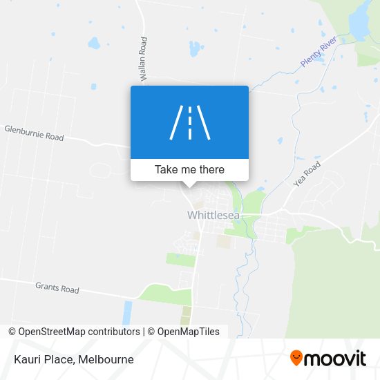 Kauri Place map
