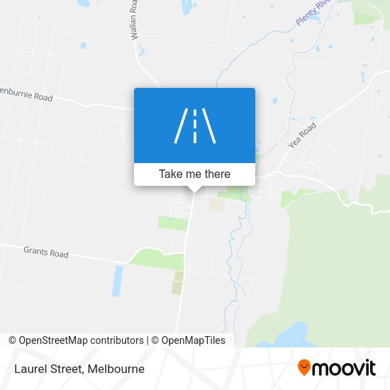 Laurel Street map
