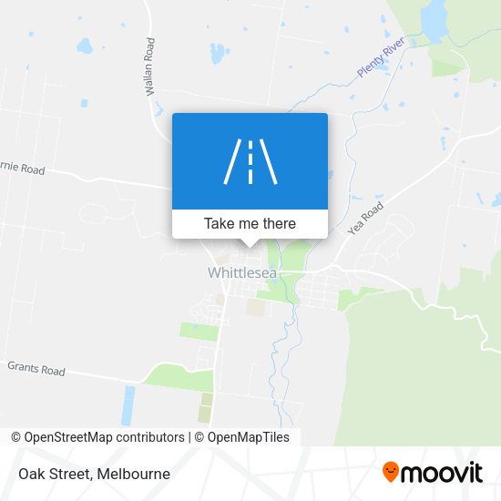 Oak Street map