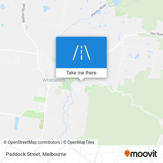 Paddock Street map
