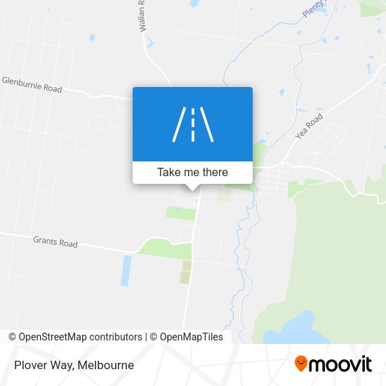 Plover Way map