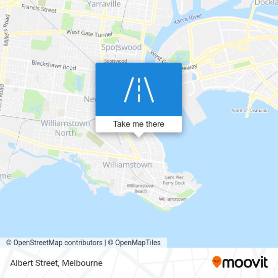 Albert Street map