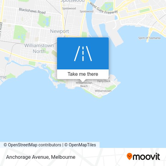 Anchorage Avenue map