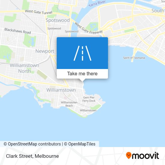 Clark Street map