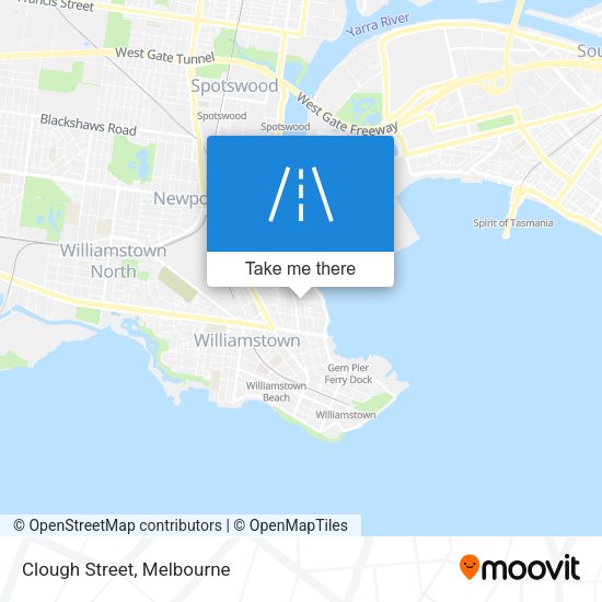 Clough Street map