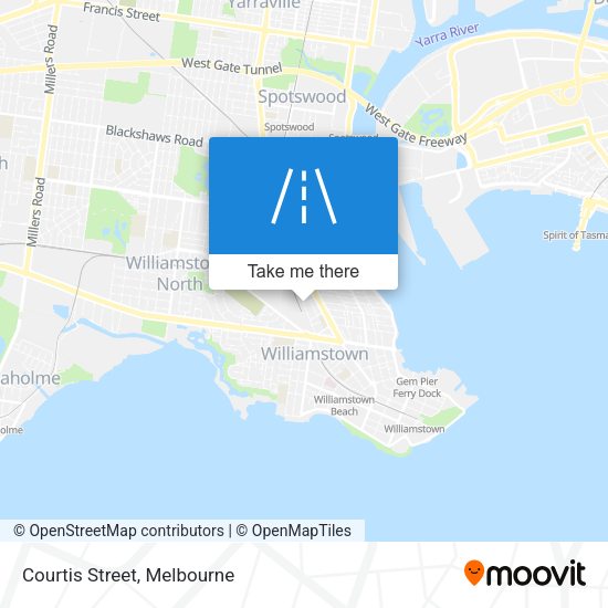 Courtis Street map