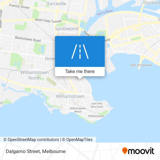 Dalgarno Street map