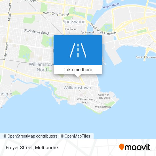 Freyer Street map