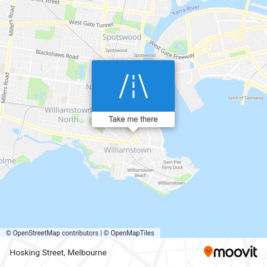 Hosking Street map