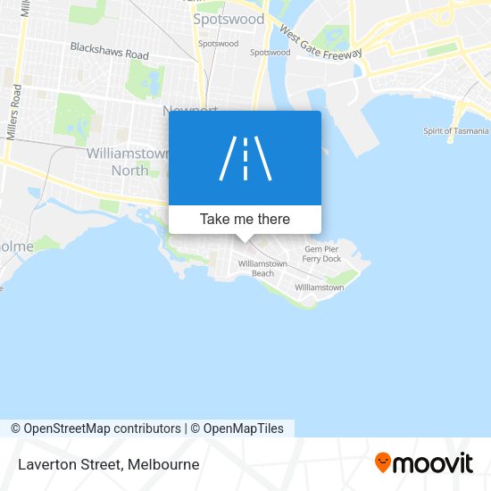 Laverton Street map