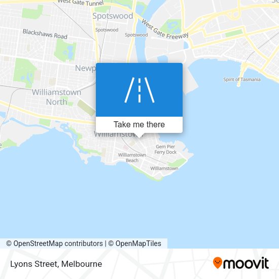 Lyons Street map