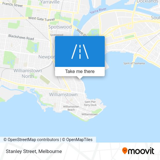 Stanley Street map