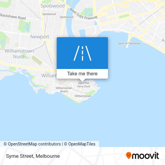 Syme Street map