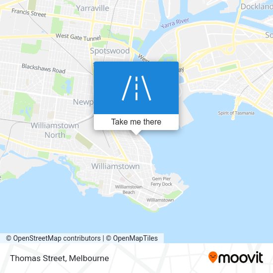 Thomas Street map
