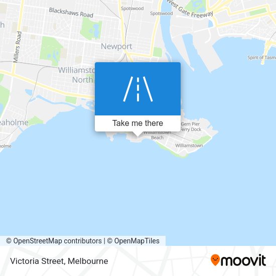 Victoria Street map