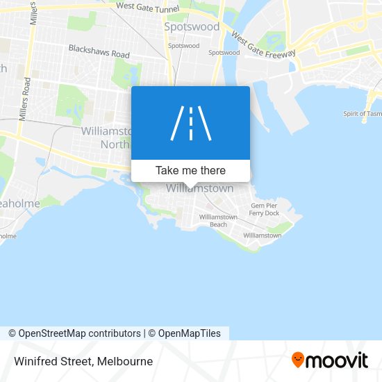 Winifred Street map