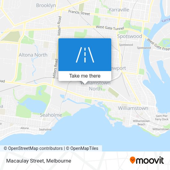 Macaulay Street map