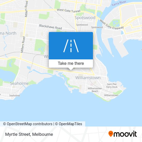 Myrtle Street map