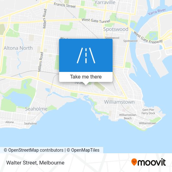 Walter Street map