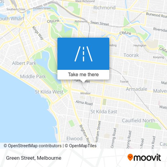 Green Street map