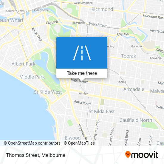 Thomas Street map