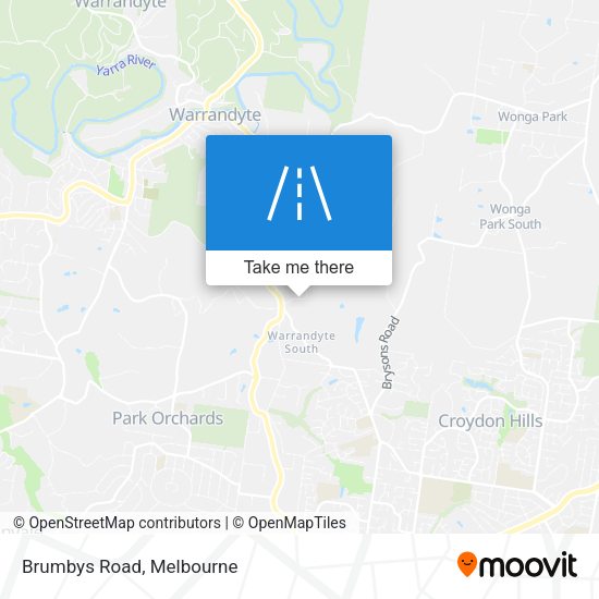 Brumbys Road map
