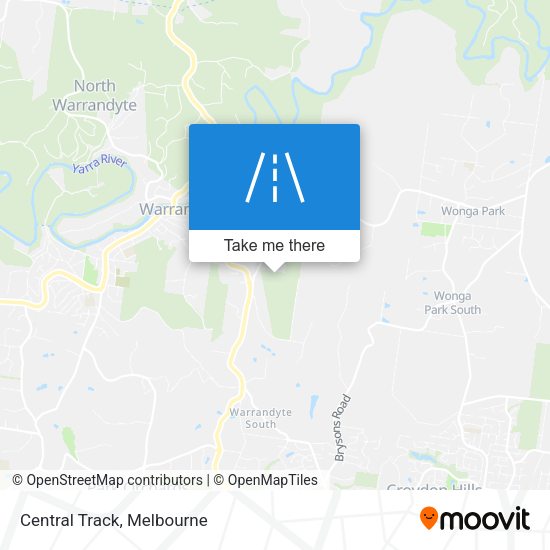 Central Track map