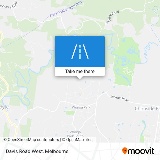 Davis Road West map
