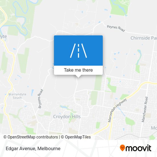 Edgar Avenue map