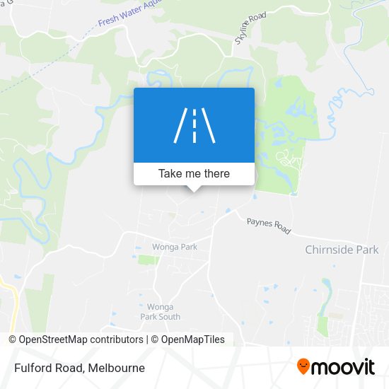 Fulford Road map