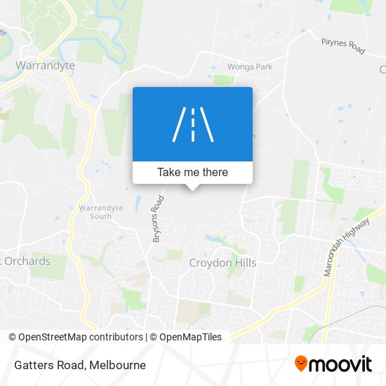 Gatters Road map