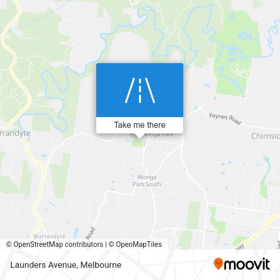 Launders Avenue map